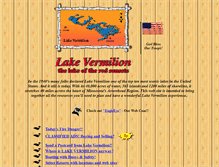 Tablet Screenshot of lakevermilion.com